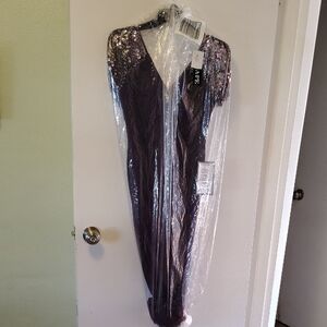 Xscape Purple Lace Chemise